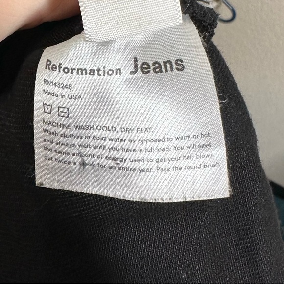 Reformation Gia Cargo Pants 25 High Rise Organic Tencel - Picture 5 of 12